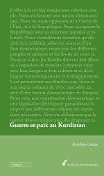 Abdullah Öcalan: Guerre et paix au Kurdistan (French language, 2010, International Initiative Edition)