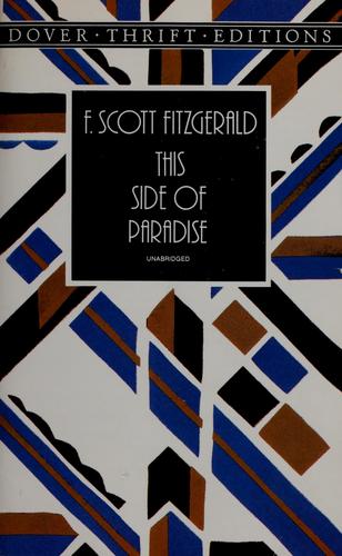 F. Scott Fitzgerald: This side of paradise (1996, Dover Publications)